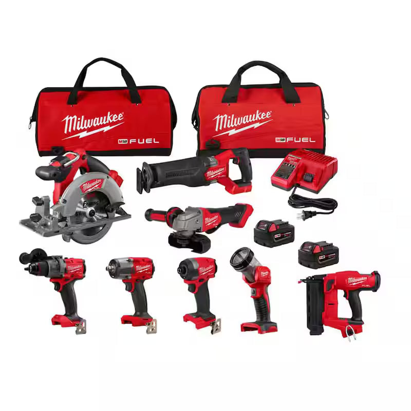 18V Lithium-Ion Brushless Cordless Combo Kit with 5.0 Ah Batteries 7-Tool O285533