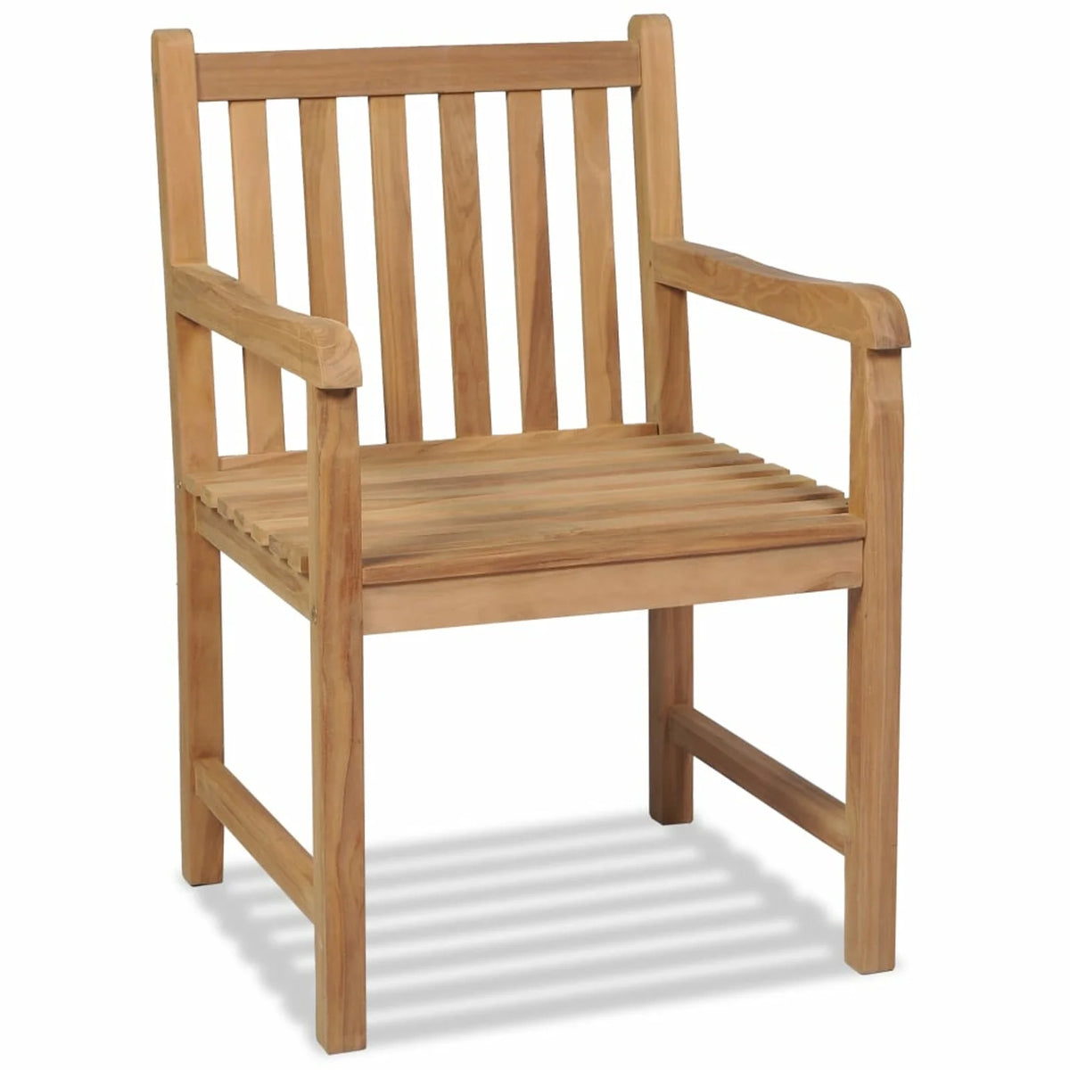 2 pcs Solid Teak Wood Patio Chairs B38118