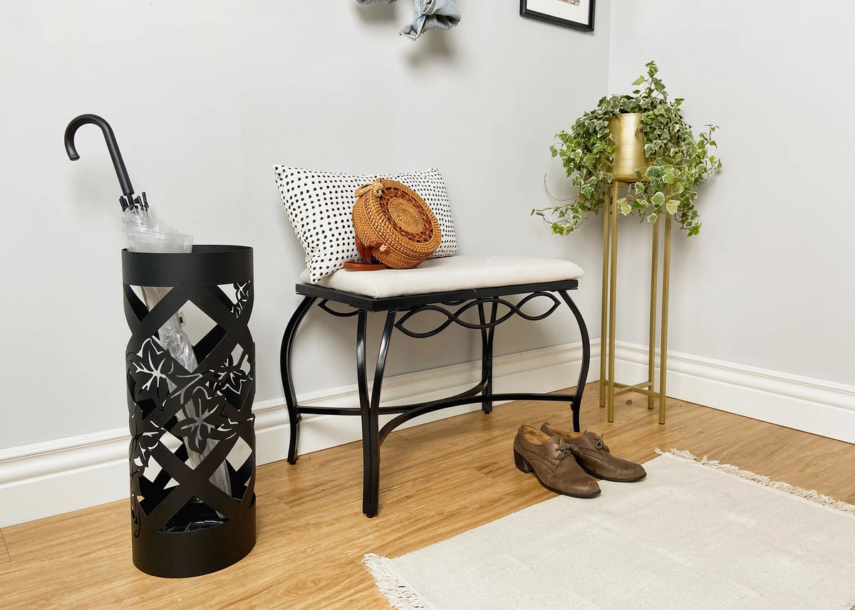 Black Metal Umbrella Stand J12490