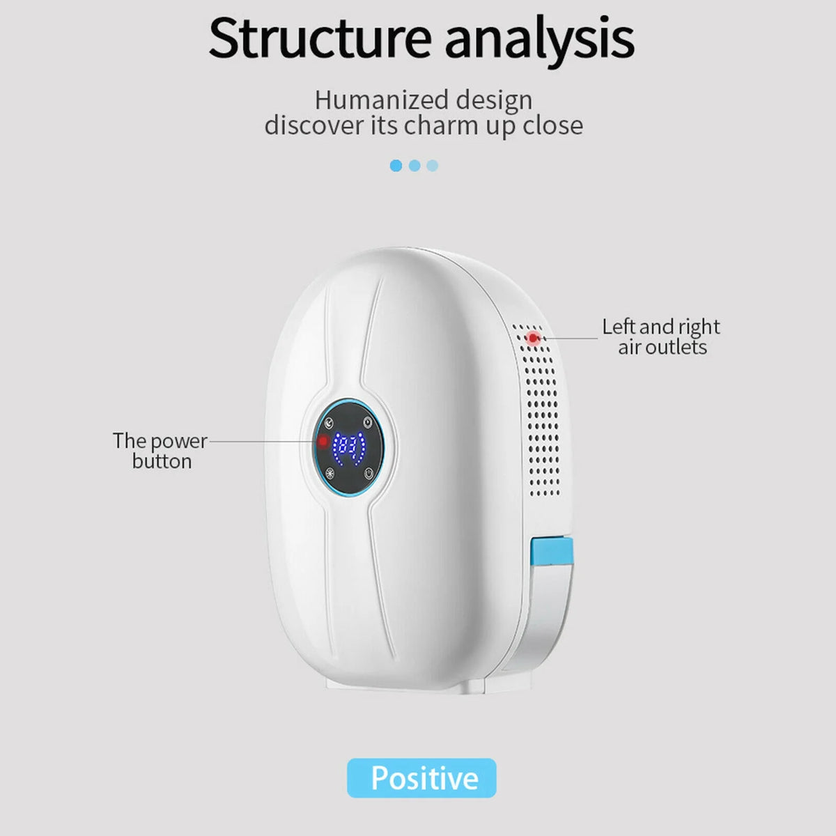 500ML Capacity Mini Portable Dehumidifier Z20959