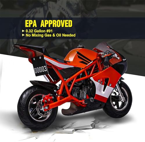 40CC 4-Stroke Gas Mini Pocket Bike O4589