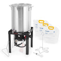 30 Qt. Turkey Deep Fryer with Propane Burner Set 50,000 BTU G983