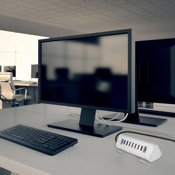 USB-C to 9 Port USB-A / USB-C Hub & Charger H211