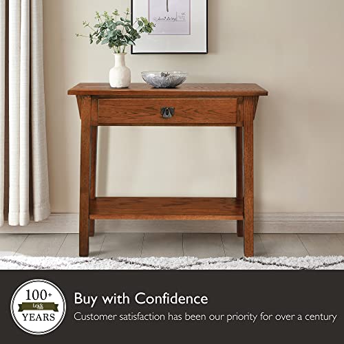 Medium Oak Solid Wood Console Table F8898