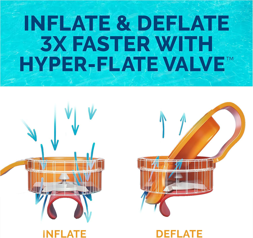 Translucent Inflatable Pool Float with Cup Holder V9968