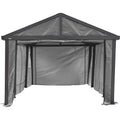 12 ft. x 20 ft. Carport Enclosure Kit N58311