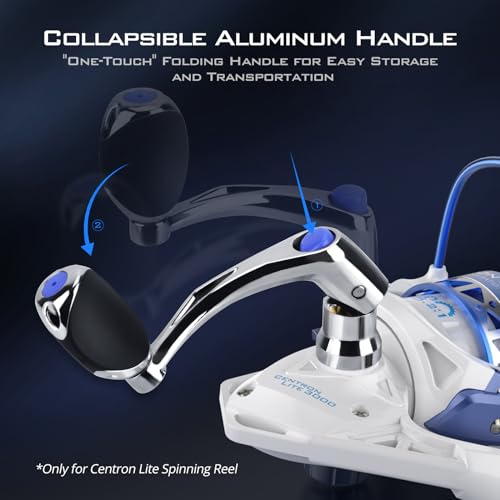 Spinning Reels, Size 500, 5.2:1 Gear Ratio, CNC Aluminum Spool, 9+1 BB Z6065