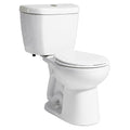 White 2-Piece Round Front Toilet R963657