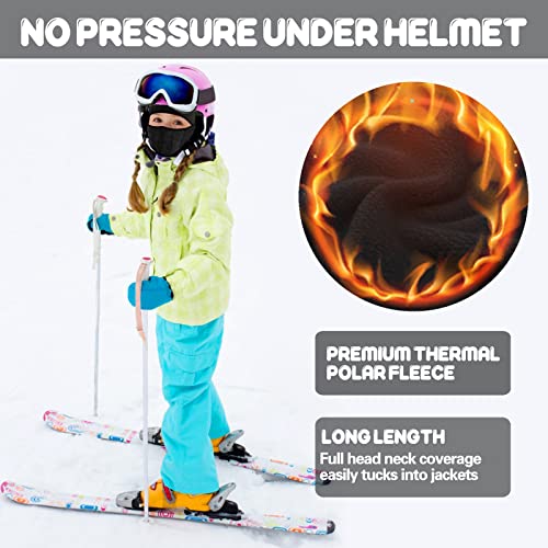 Kids Balaclava Ski Mask Winter Breathable Face Mask Windproof Neck Warmer W672