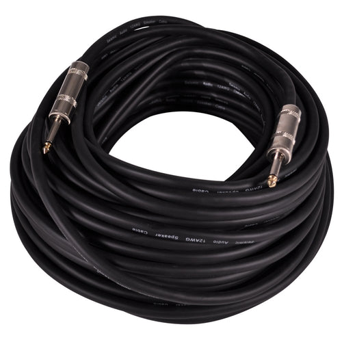 100-Feet 1/4 to 1/4-Inches 12-Gauge Speaker Cable Pair Q291173