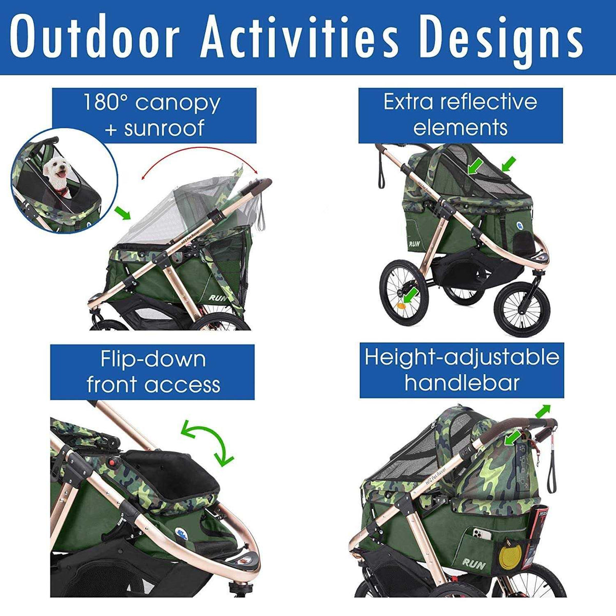 Pet Rover Jogging Stroller J34043