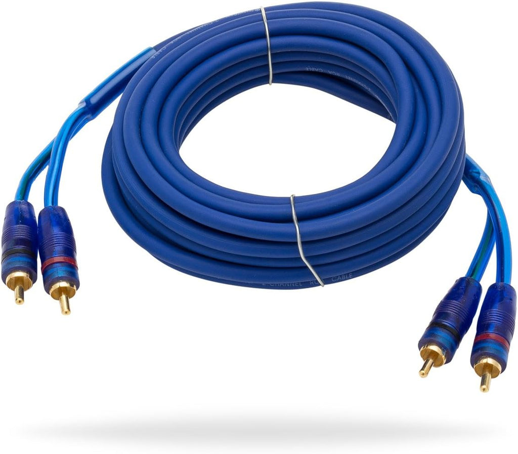 20ft Shielded 2-Channel RCA Cable Pack of 2 J4787