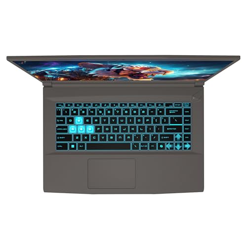 Black 15.6" FHD 144 Hz IPS Gaming Laptop with AMD Ryzen 9 8945HS, 64 GB DDR5 RAM, 2 TB PCIe SSD, Nvidia RTX 4060, Backlit Keyboard, W11 Pro L6107