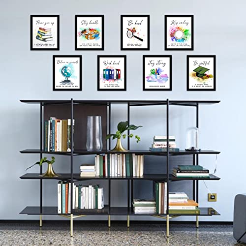8 X10 Unframed Motivational Wall Art Poster, Set of 8 C561261