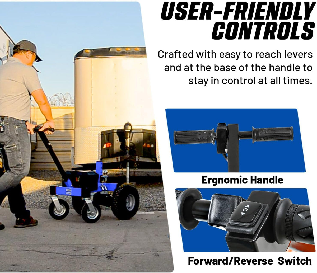 Electric Trailer Dolly 7500lbs Max Trailer Weight All-Terrain Wheels M223160