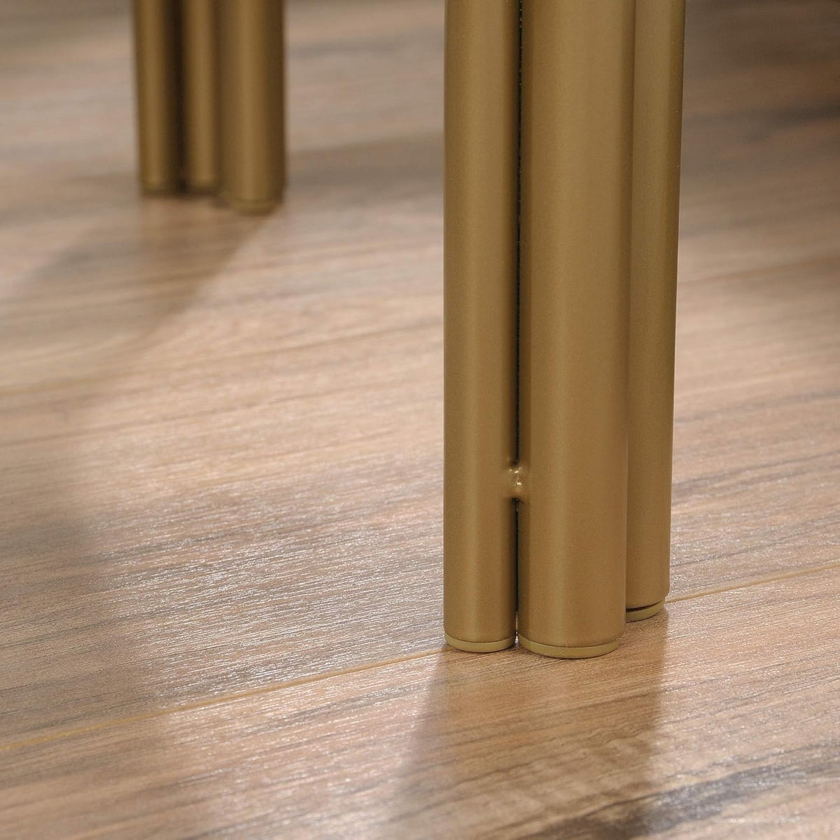 End Table Satin Gold Finish W4373