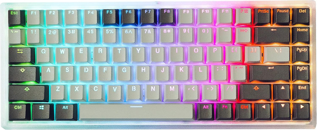 Hot Swappable Mechanical Keyboard 84-Key RGB Backlit Black Z7693