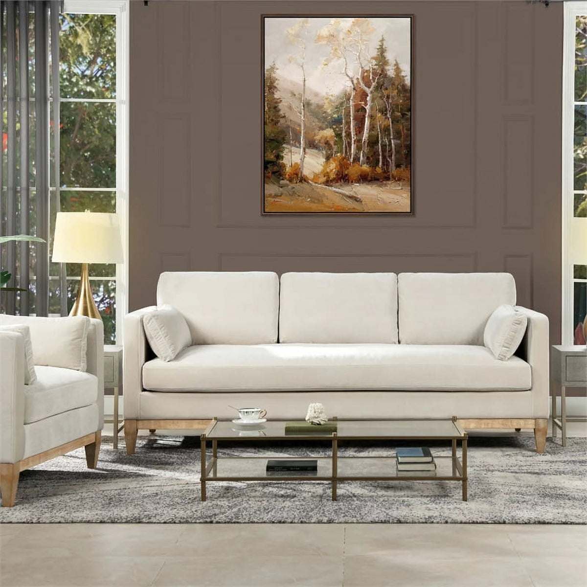 French Beige Sofa Y306