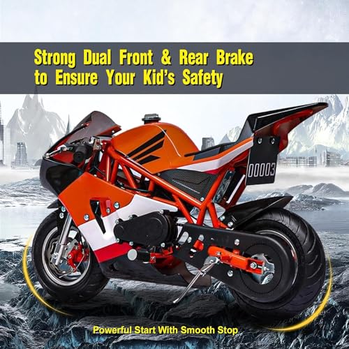 40CC 4-Stroke Gas Mini Pocket Bike O4589