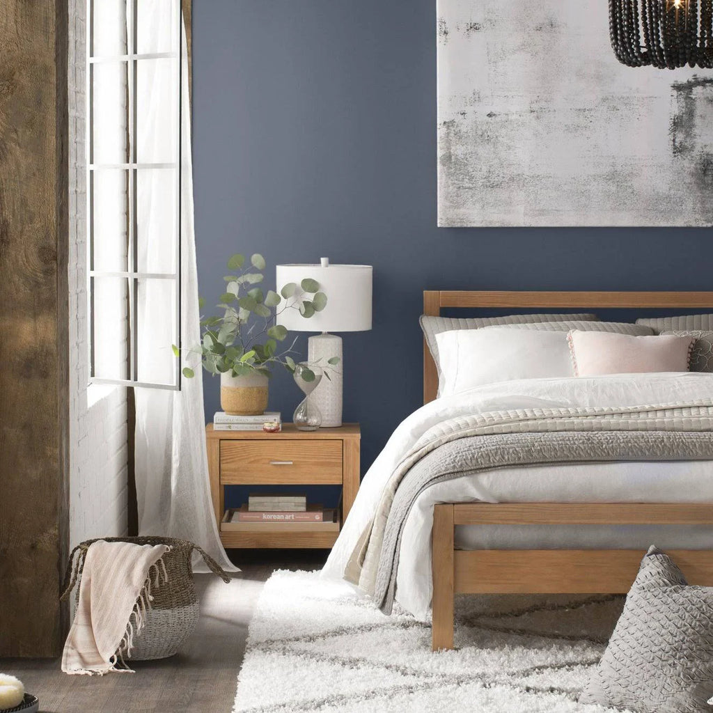 Queen Platform Bed Acacia D20365