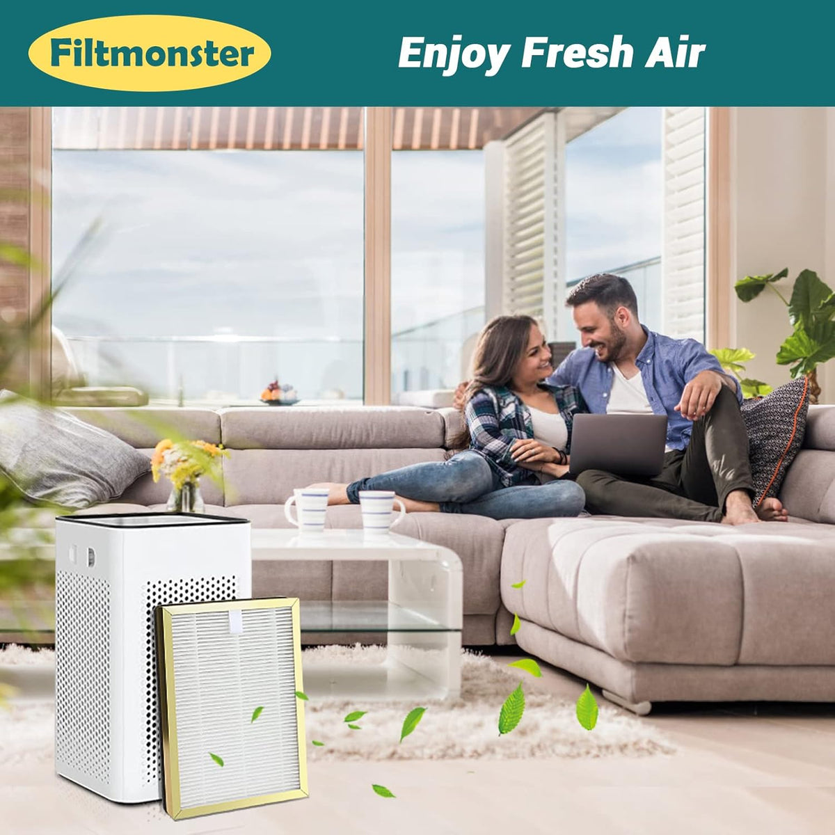 2 Set H13 True HEPA Replacement Filter S7228