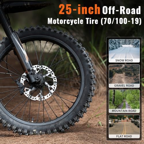 2500W Electric Dirt Bike with Removable Batteries E9192