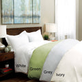 350 Thread Count Cotton Percale Duvet Cover Set Purple T12263