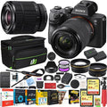 Full Frame Mirrorless Camera with 28-70mm Lens Kit, Telephoto and Wide-Angle Lens Set, 64GB Memory Cards, Bag and Accessories (26 Items) L9257