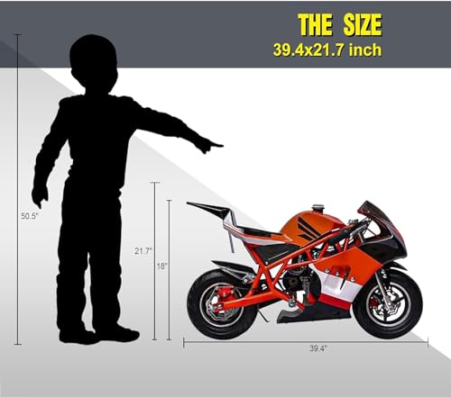 40CC 4-Stroke Gas Mini Pocket Bike O4589