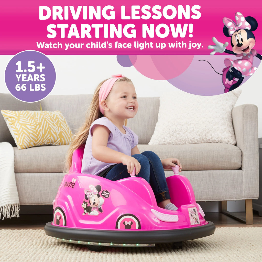 6 Volts Battery Powered Bumper Car with LED Lights and Charger A36444