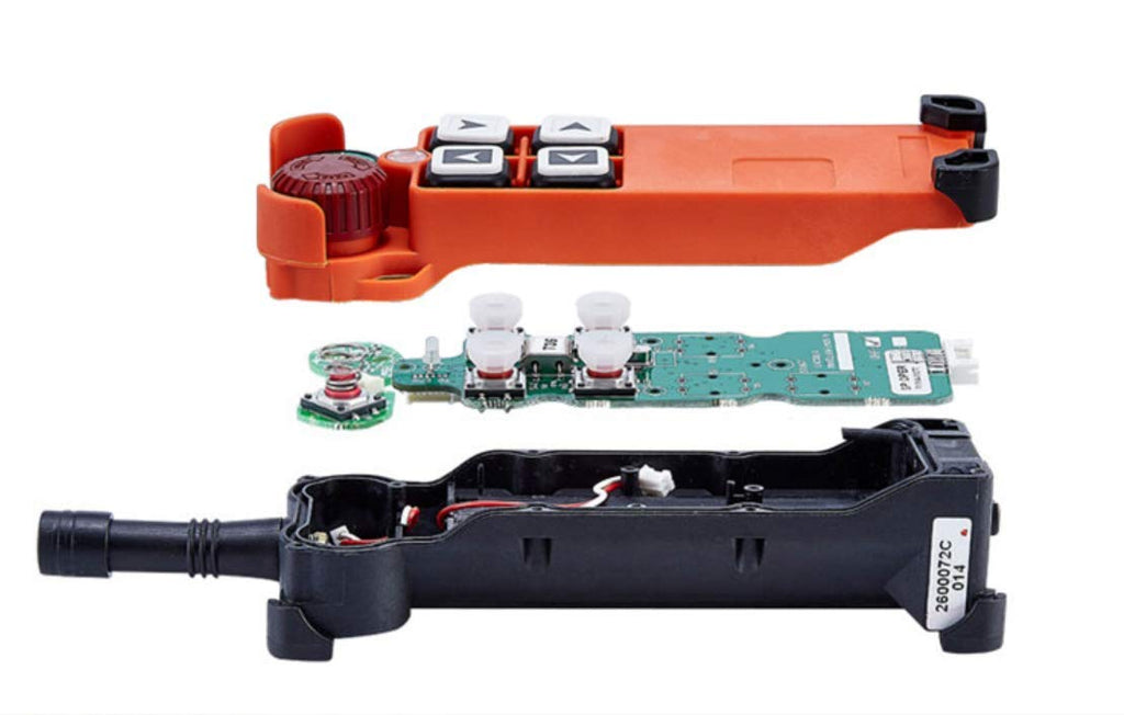 Hoist Crane Remote Control Wireless Transmitter 6 Key Switch 2 Transmitter 1 Receiver Q590326