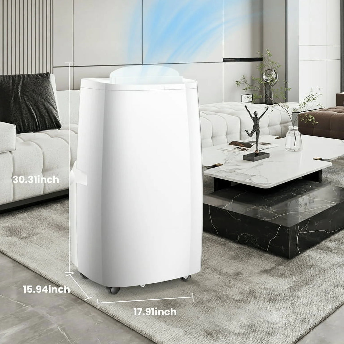 10200BTU Portable Air Conditioner White 3 in 1 Q54995