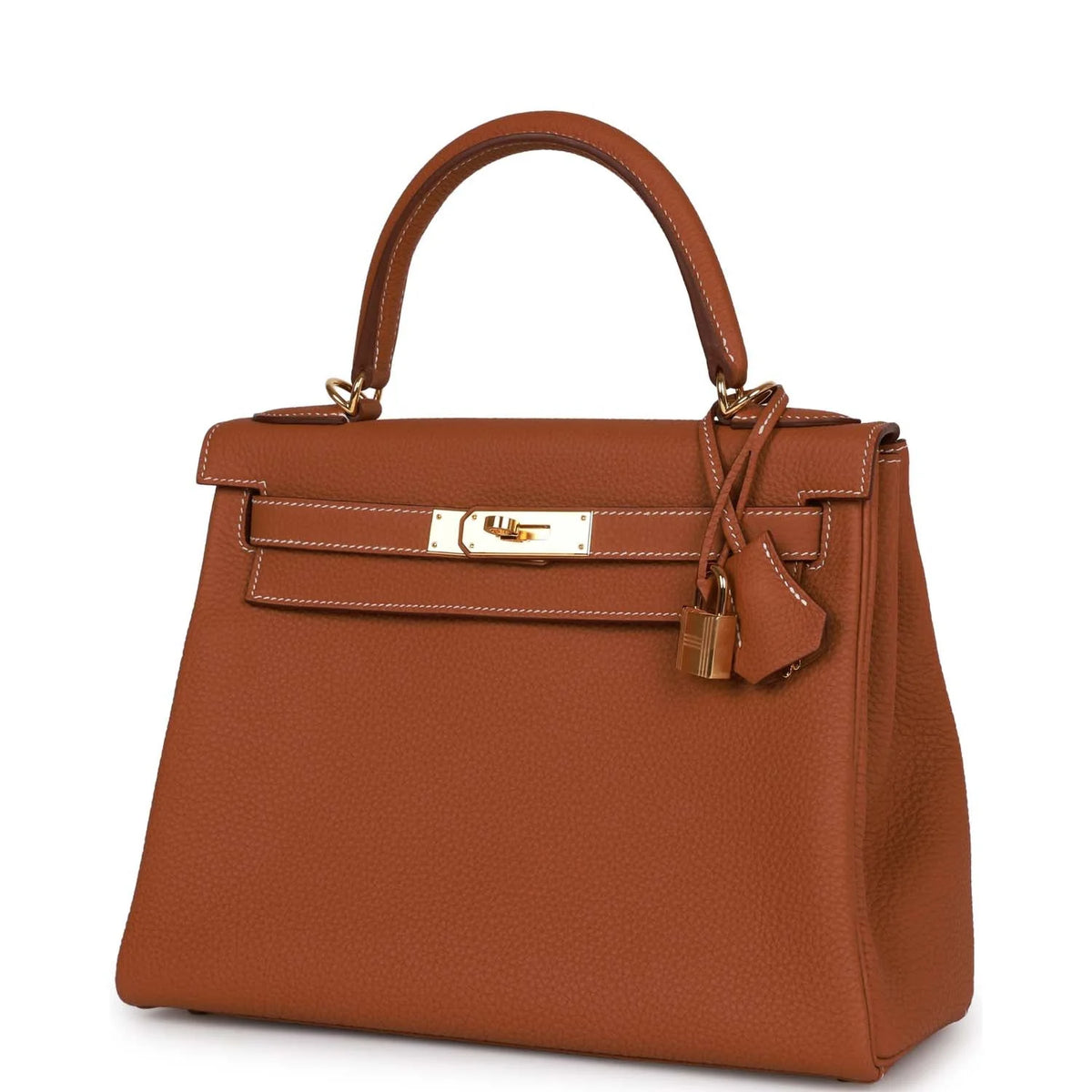 Pre-owned 28 Gold Togo Handbag M485030