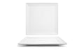 10.75 inch Spiral Square Plate, 6 per Case Y9199