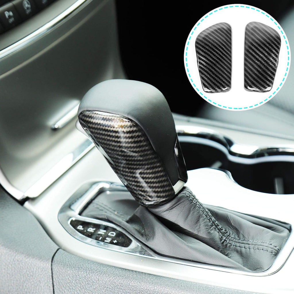 Carbon Fiber Gear Shift Knob Cover Pack of 2 A674