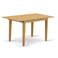 Rectangular Dinette Kitchen Table with Butterfly Leaf O6184