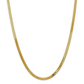 14kt Yellow Gold 4mm Herringbone Chain 16 inch Lobster Clasp K121863