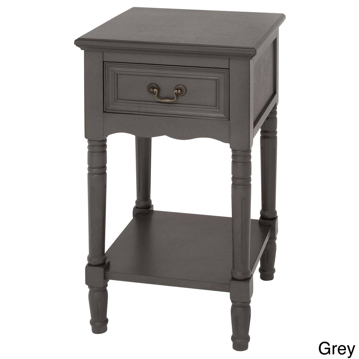 Antiqued Solid Wood Night Stand S36835