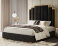 Queen Size Upholstered Bed with Headboard Q448343