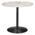 Round Faux Marble Dining Table H5365