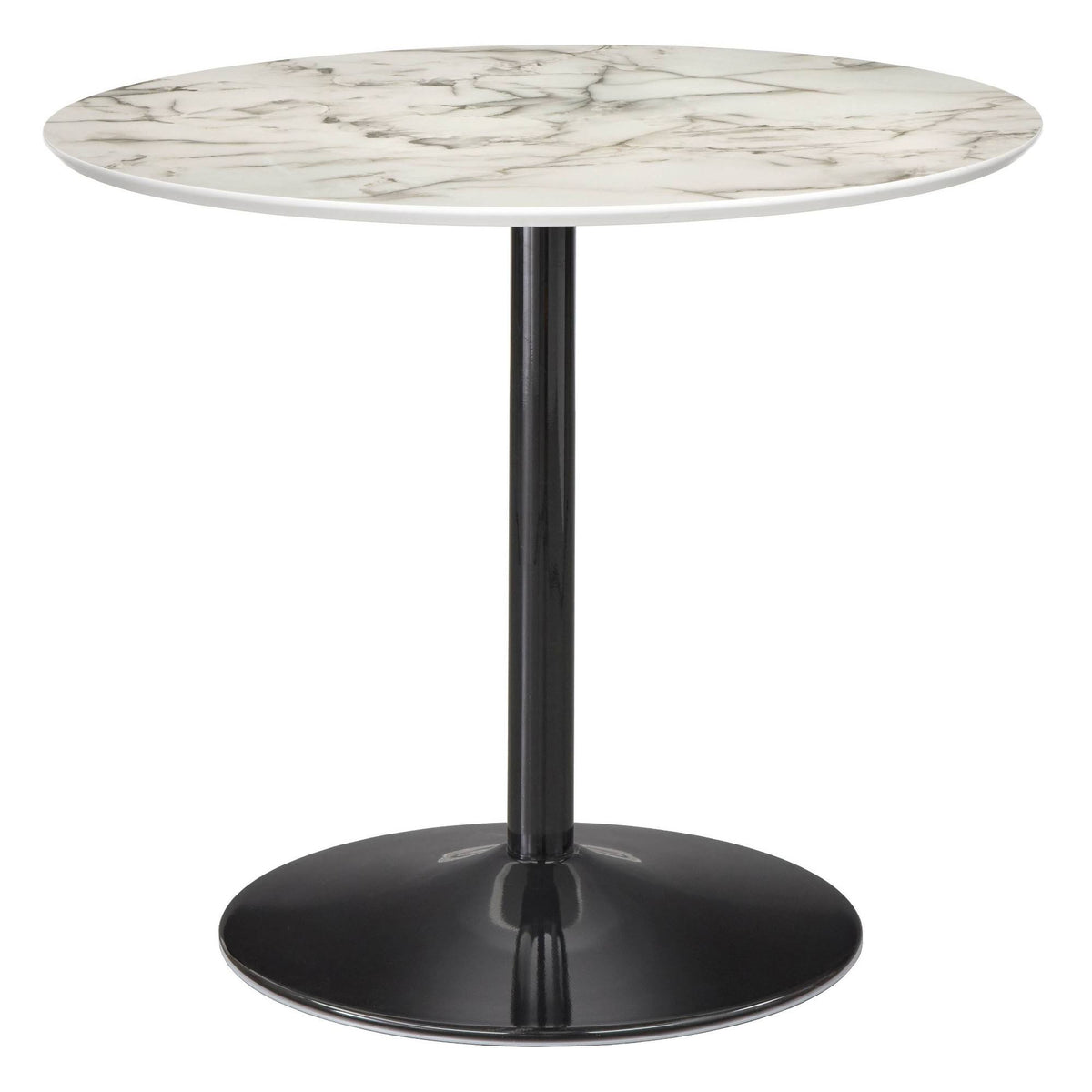 Round Faux Marble Dining Table H5365
