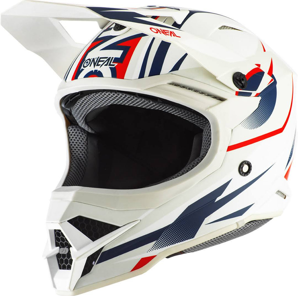 White/Blue XS Cross Helmet V33082