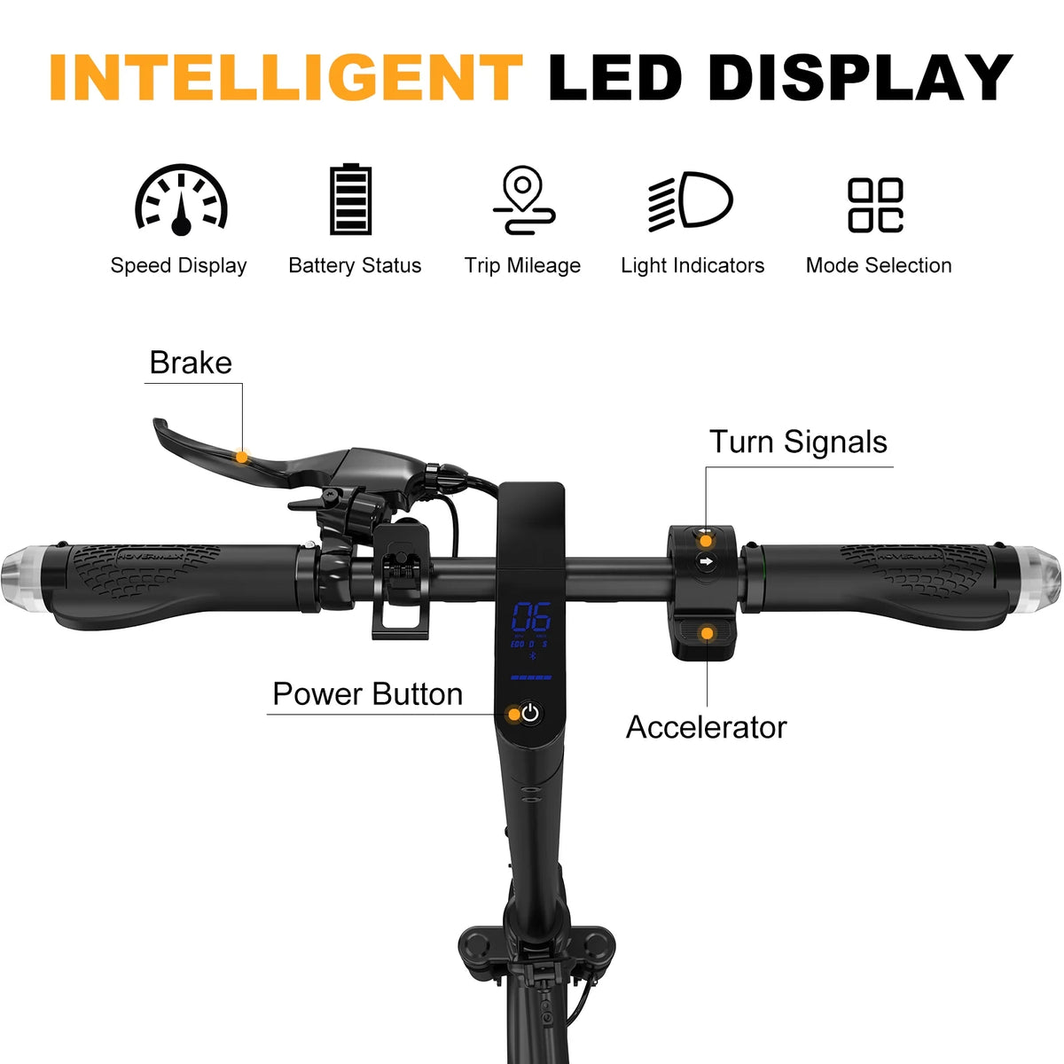 500W Motor 19MPH 22 Miles 10'' Solid Tires Folding Electric Scooter T28200