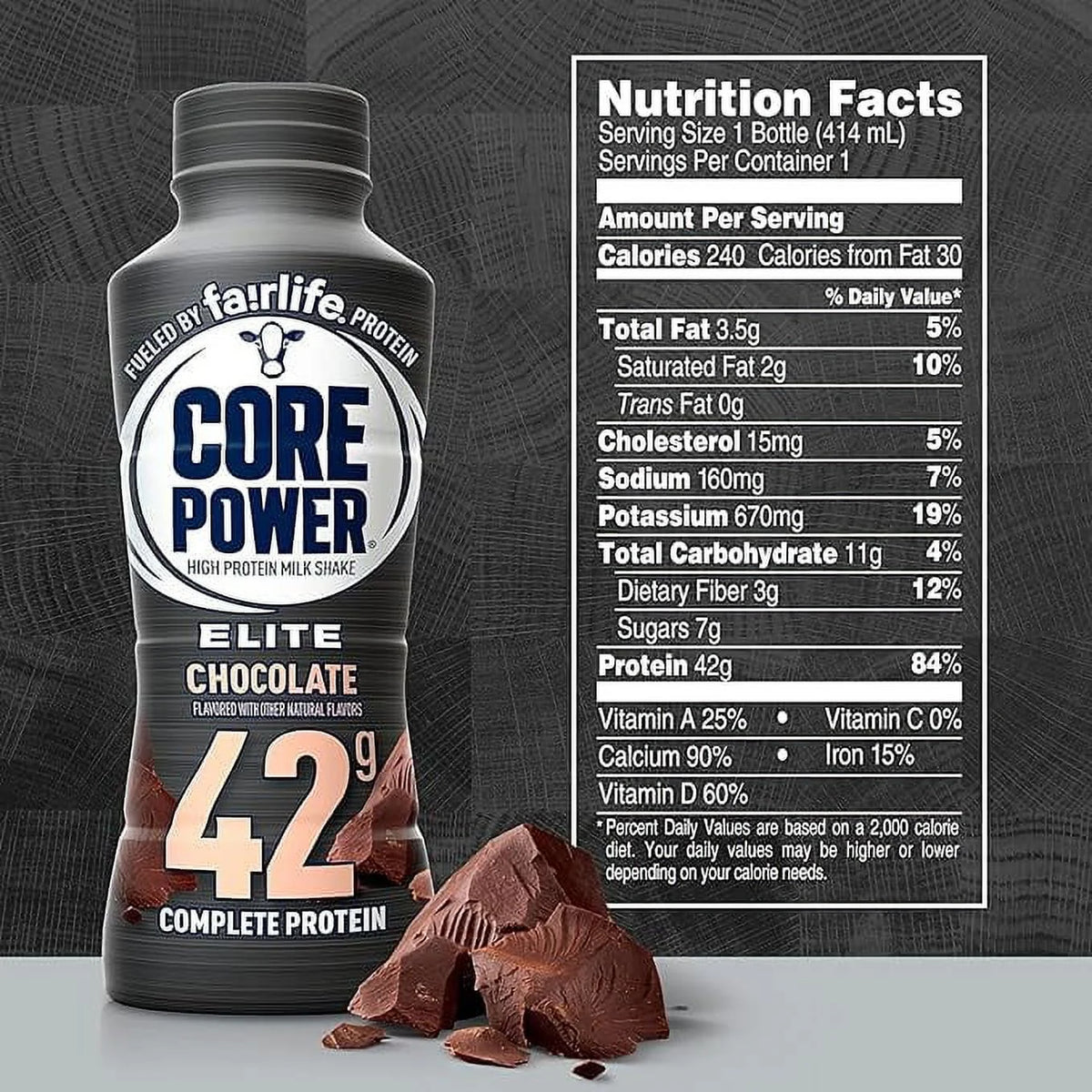 42g High Protein Milk Shakes Variety Pack 6 count T7362