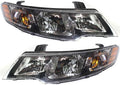 Black Housing Headlight Pair for Kia Forte 2010 2011 2012 2013 Z1258