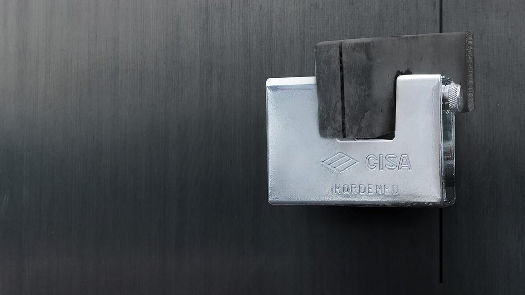 4'' Rectangular Heavy Duty Armored Padlock with 2 Keys, Pack of 2 B15159
