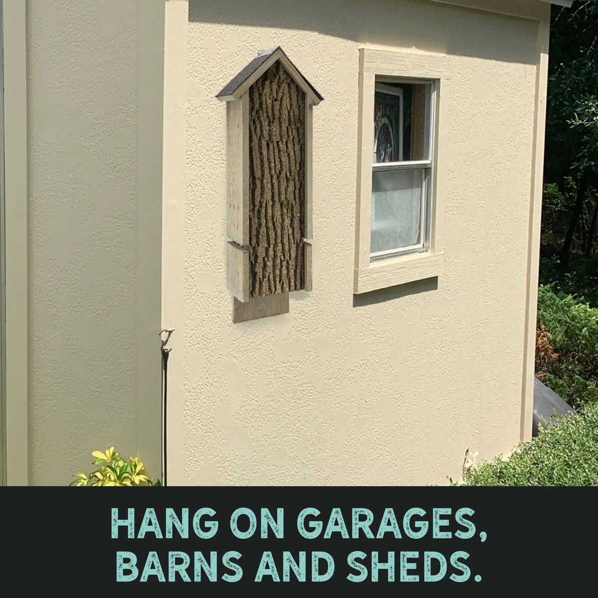 Rustic Handmade Bat House with Bat Attractant X907