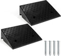 Rubber Curb Ramps, 6 H x 19 W, Pack of 2 G190