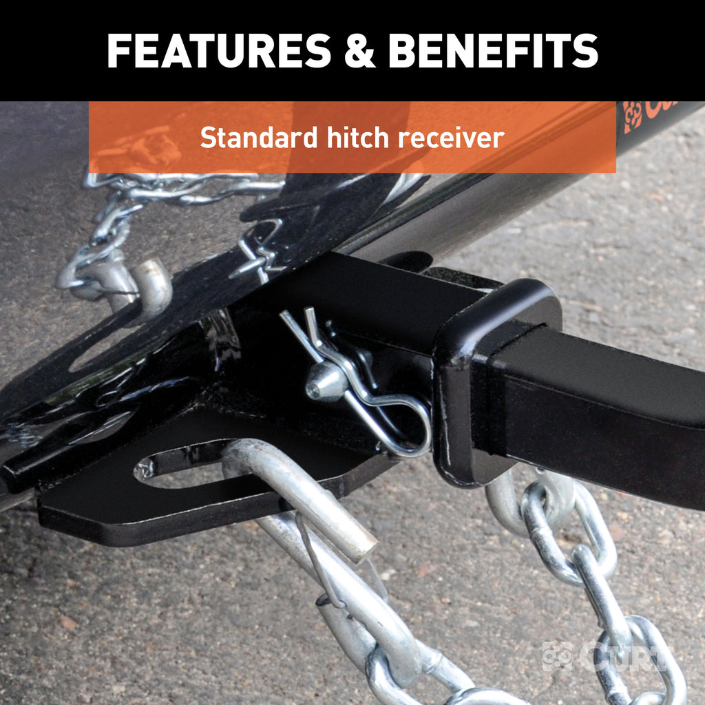 Class 1 Trailer Hitch with Installation Hardware, Pin & Clip C80056