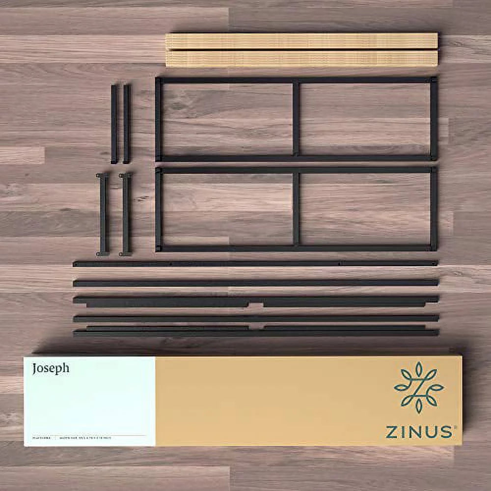 Queen Size Wood Slat Platform Bed Frame T4302
